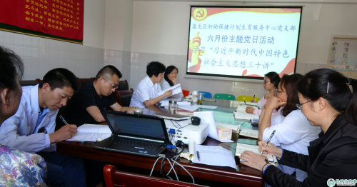 盘龙区妇计中心党支部开展主题党日活动