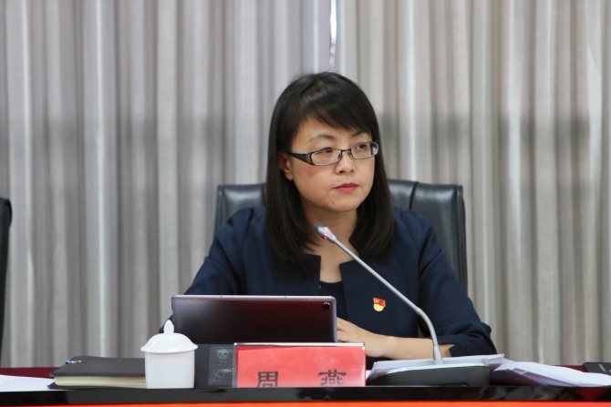 区政府代理区长周燕出席会议并讲话