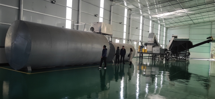 安宁市厨余垃圾应急处置中心内部图