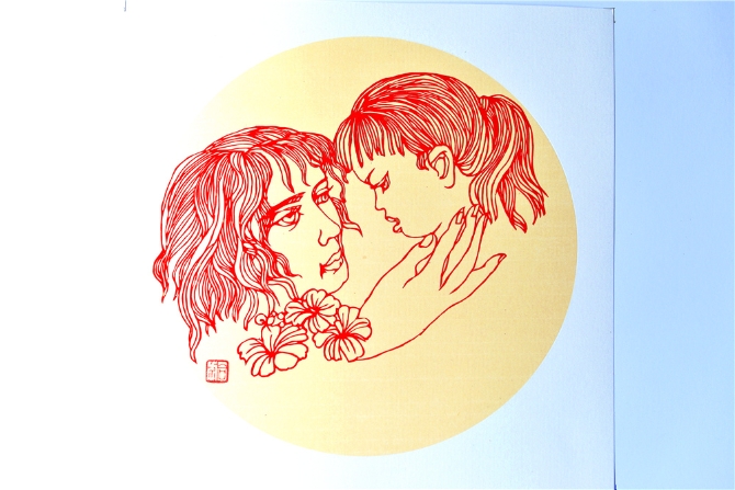 没有旁观者的抗疫战争--抗疫平凡的人之《母女送别--妈妈早点回来》昆明市盘龙区合虚民族民间文化传习馆创作 没有旁观者的抗疫战争--抗疫平凡的人之《母女送别--妈妈早点回来》昆明市盘龙区合虚民族民间文化传习馆创作