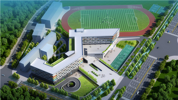 学校俯视图 学校俯视图