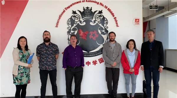 部分外教教师合影 部分外教教师合影