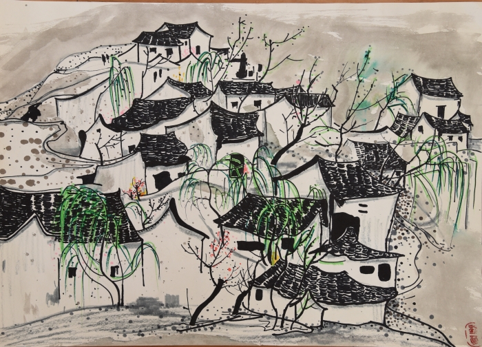 优秀 嵩明刘萌《水乡》 优秀 嵩明刘萌《水乡》