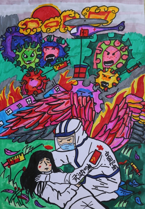 优秀 富民《武汉加油、中国加油》张皓 指导教师:潘建涛 优秀 富民《武汉加油、中国加油》张皓 指导教师:潘建涛