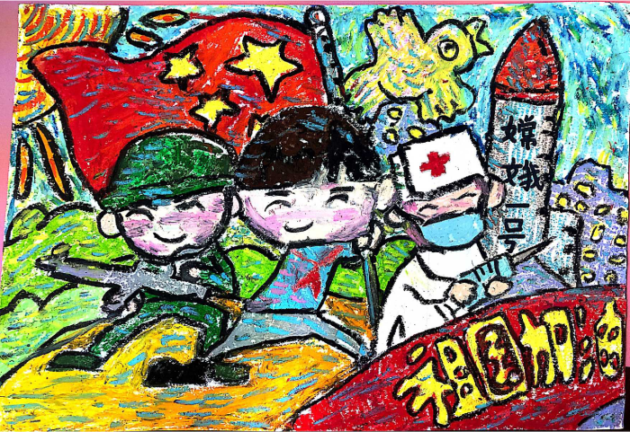 优秀 呈贡《为中国加油》海桓瑜 优秀 呈贡《为中国加油》海桓瑜