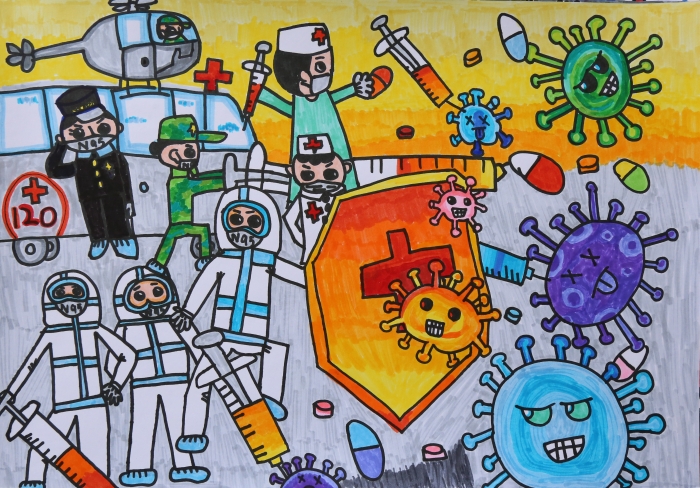 优秀 富民《抗疫情》邵小芪 指导教师:潘建涛 优秀 富民《抗疫情》邵小芪 指导教师:潘建涛