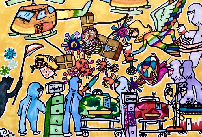 优秀 富民《众志成城抗疫》潘紫歌 指导教师:潘建涛 优秀 富民《众志成城抗疫》潘紫歌 指导教师:潘建涛