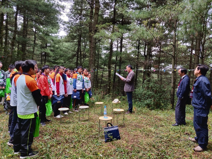 承办南方现代林业职业集团第一届技能大赛“林业3S技术应用、”林分调查“赛项