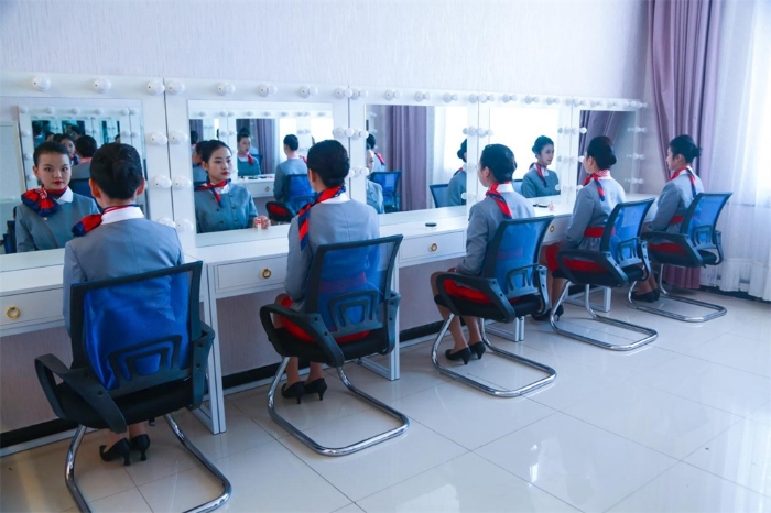 空中乘务专业化妆课