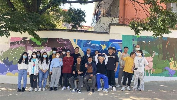 设计与传媒学院“美化校园、墙画创作”活动2 设计与传媒学院“美化校园、墙画创作”活动2