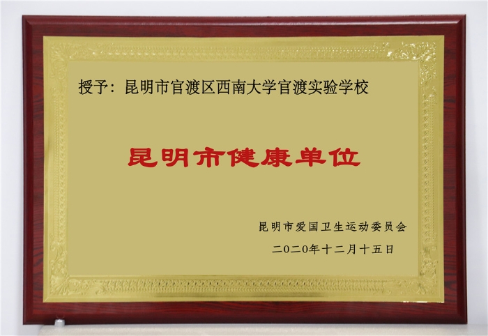 4 2020年12月昆明市健康单位