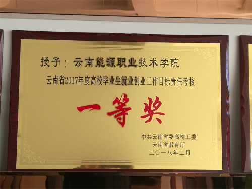 2017年就业创业目标责任考核一等奖 2017年就业创业目标责任考核一等奖