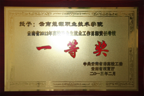 2012年就业工作一等奖 2012年就业工作一等奖
