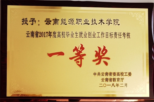 2017年高校毕业生就业创业工作目标考核一等奖 2017年高校毕业生就业创业工作目标考核一等奖