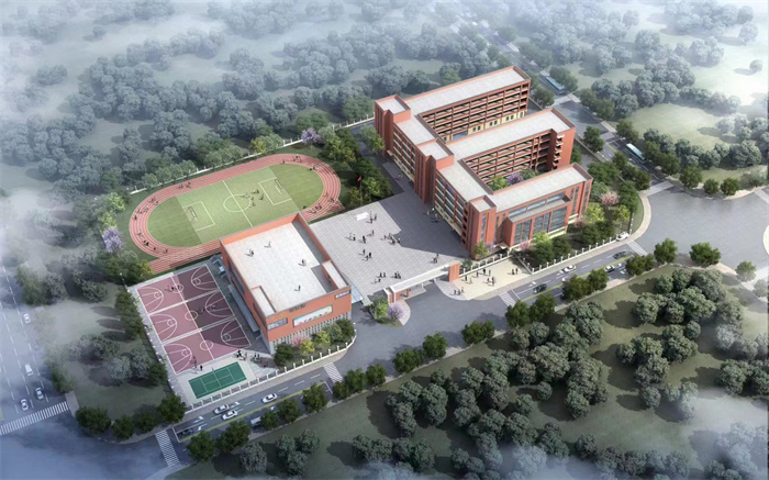 环湖改扩建鸟瞰图 环湖改扩建鸟瞰图