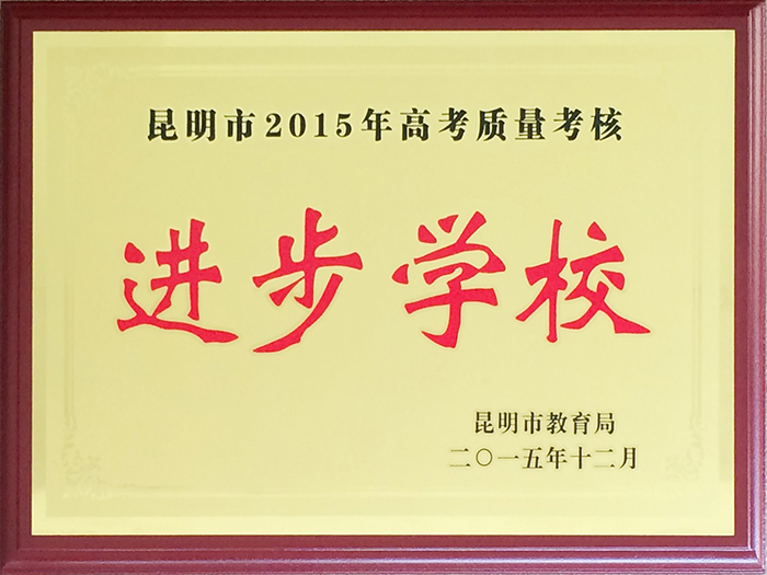 2015高考质量进步奖 2015高考质量进步奖