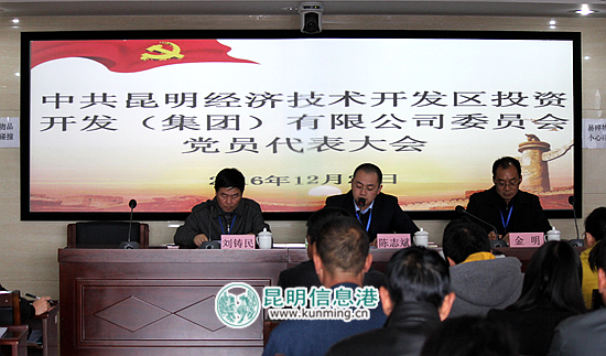 昆明经开区投资公司党委召开党员代表大会