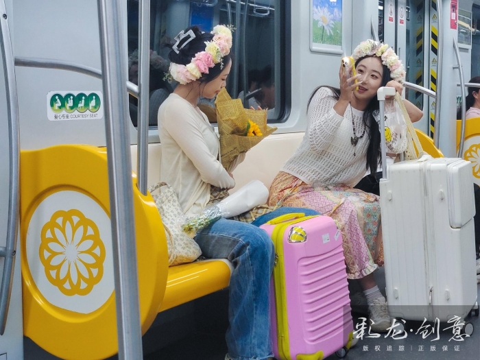 胡平华 13888511964  通往花海的地铁4  2025年9月4日   地铁四号线金桂街站