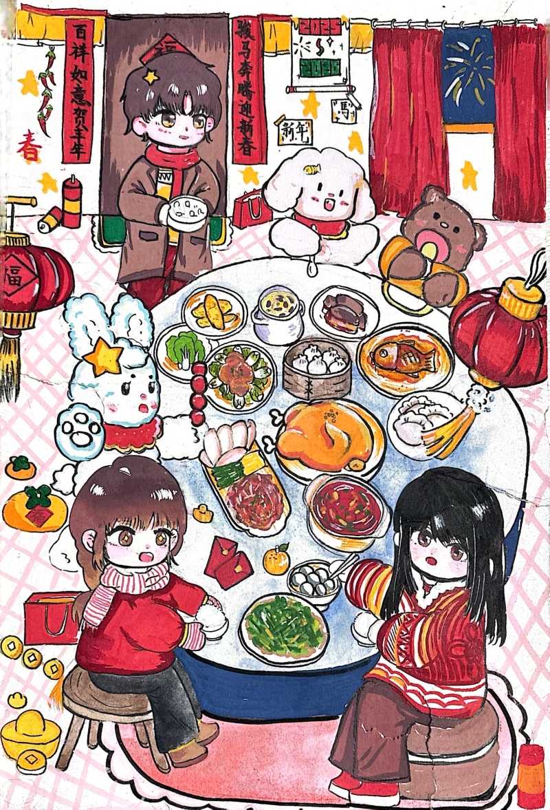 春节作者-黄玉馨2020级1班指导教师-卢芳蕊