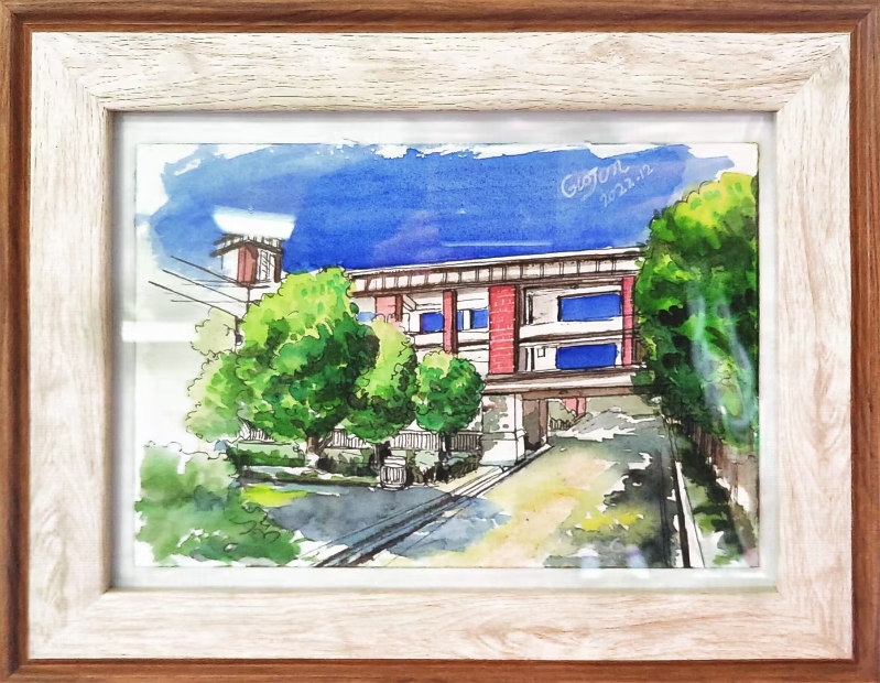 《校园一隅》李国军