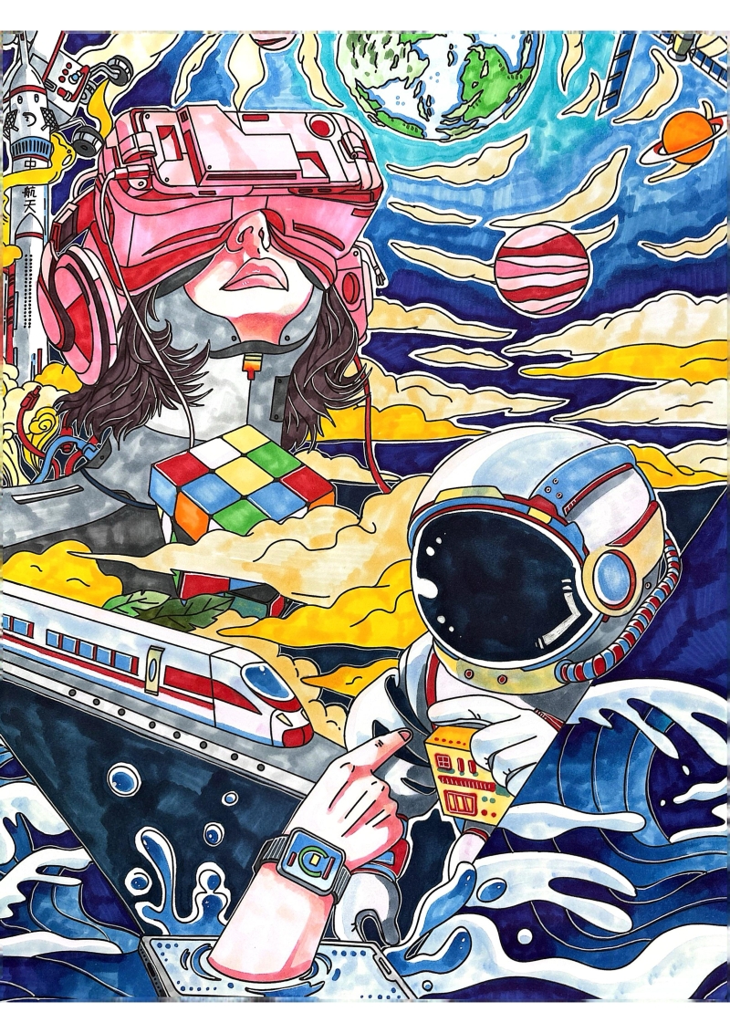 安宁中学九年级洪雨遥-未来已来