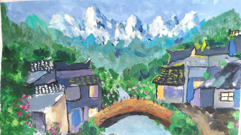 西山区教科院附中绘画作品