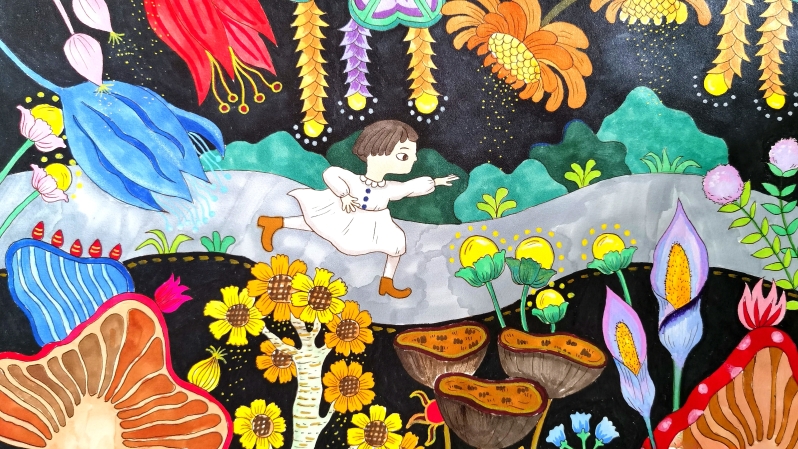 西山区教科院附中绘画作品2