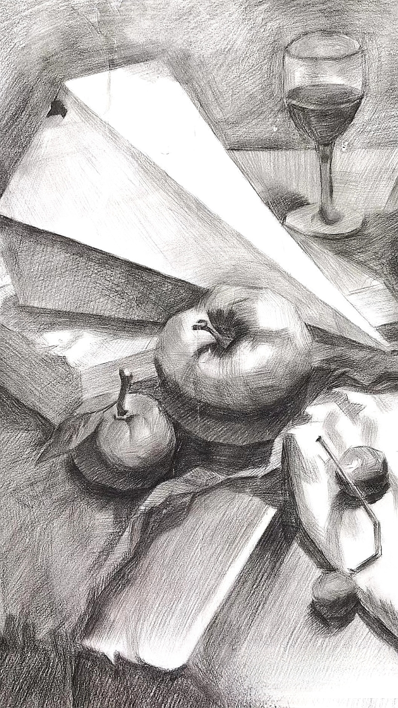 西山区教科院附中绘画作品5