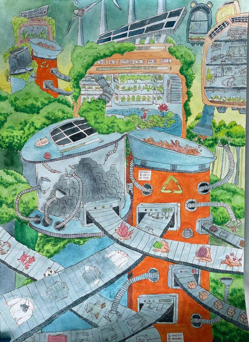 云南师大附中西山学校-绘画-周楚楚-七年级