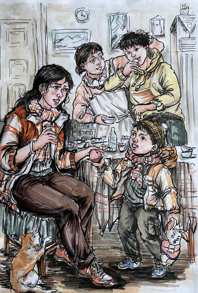 昆九中   刘宣    《周末》