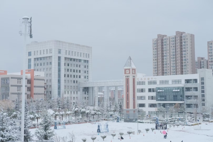 校园雪景 校园雪景